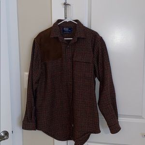 100% Wool Polo Shooting Shirt